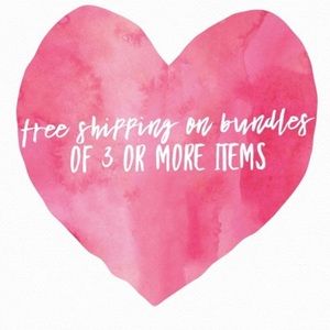 Free shipping on bundles of 3 or more items!